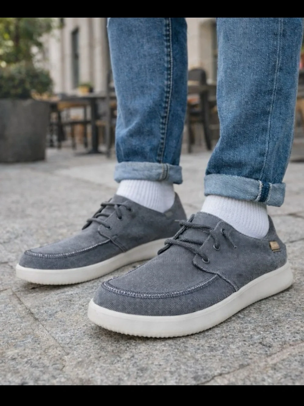 Chaco Mens Chillos Slip On Sneakers Gray Lightweight Washable Luvseat Size 9.5 - Picture 4 of 11
